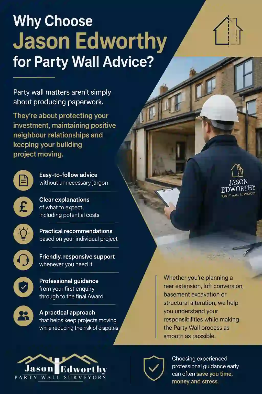 Why Choose Jason Edworthy for Party Wall Advice Westminster?